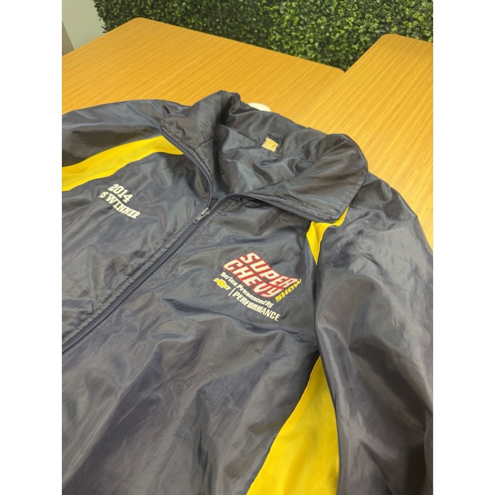 Chevrolet Super Chevy Series Show Blue Jacket Embroidered 2014 Class Winner XL